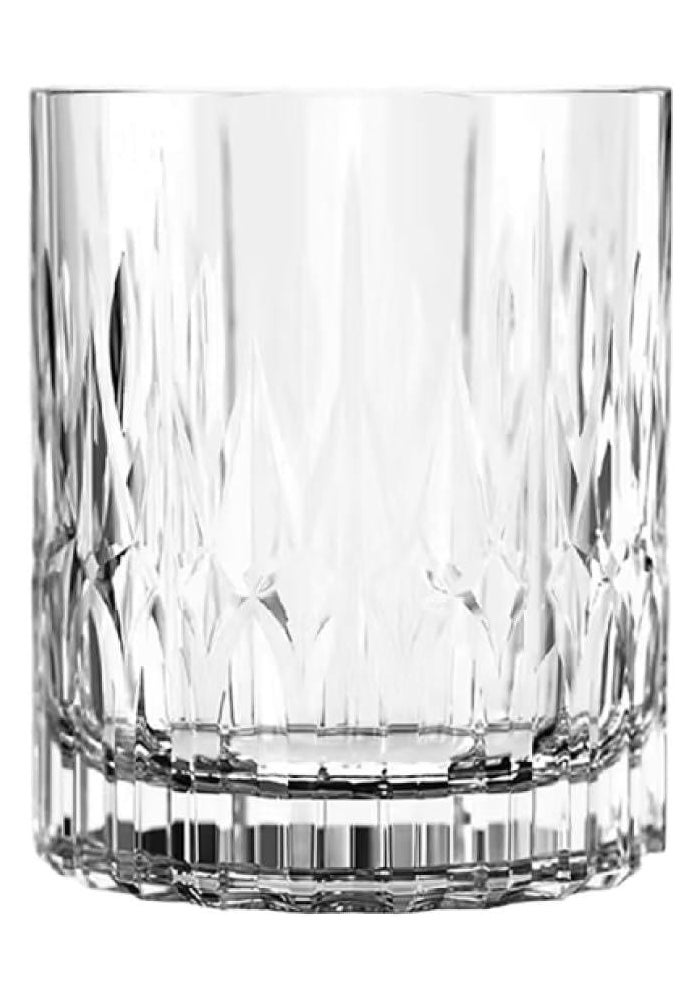 Lucaris كأس لوكاريس أوبولنس روبي مزدوج قديم / زجاج صخور - 350 مل (طقم من 6) - كريستال أحمر فاخر للويكسي، الكوكتيلات، الأرواح - Image 1
